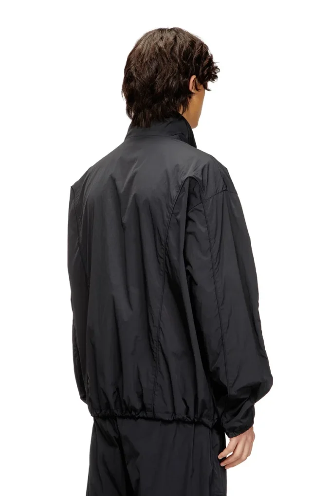 j-five-wrd-akad Veste en nylon froissé avec passepoil