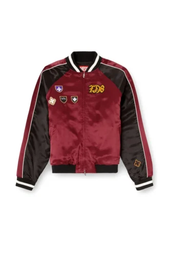 j-foulkes-cp Veste souvenir en satin