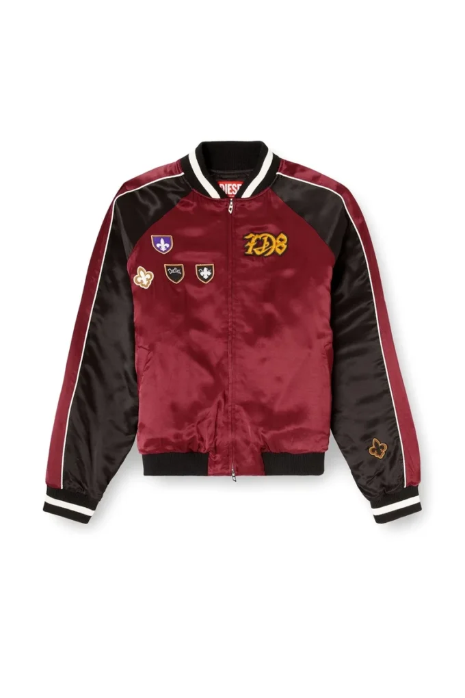j-foulkes-cp Veste souvenir en satin