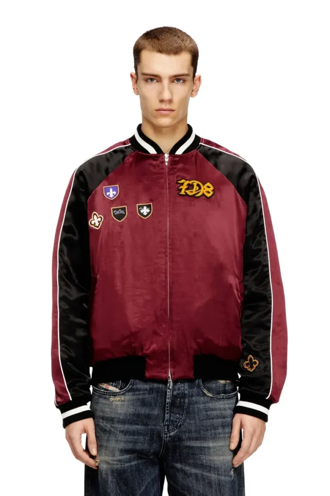 j-foulkes-cp Veste souvenir en satin