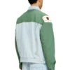 j-giant-20th Veste en denim avec empiècement en coton
