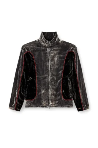 j-hay Veste de survêtement en velours traité
