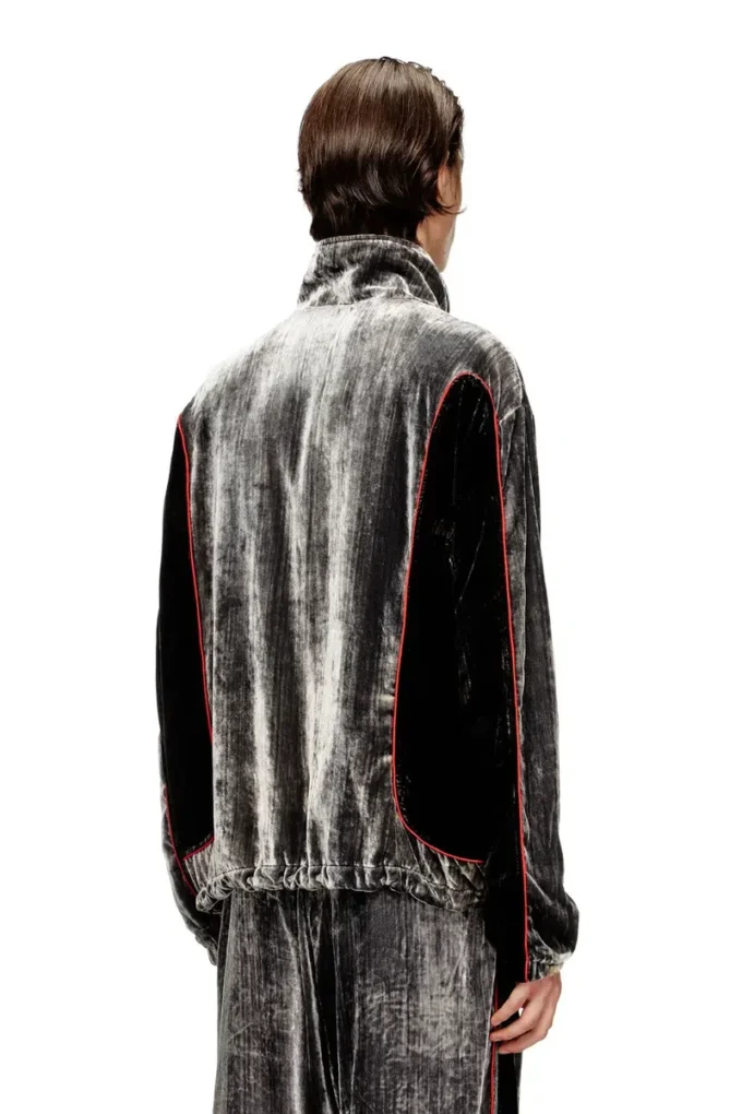 j-hay Veste de survêtement en velours traité