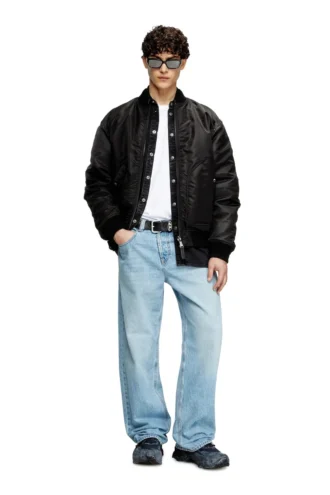 j-held Blouson aviateur en nylon rembourré avec Oval D