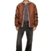 j-held Blouson aviateur en nylon rembourré avec Oval D