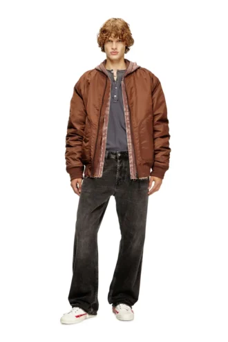 j-held Blouson aviateur en nylon rembourré avec Oval D