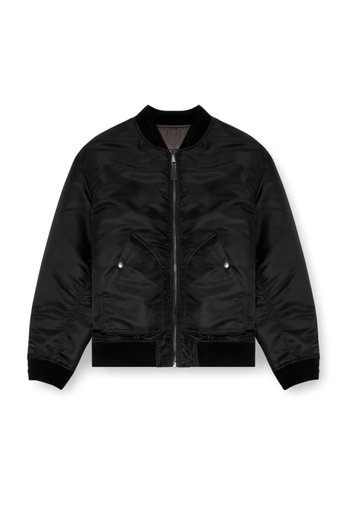 j-held Blouson aviateur en nylon rembourré avec Oval D