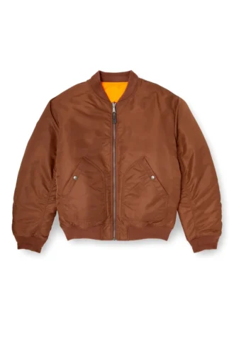 j-held Blouson aviateur en nylon rembourré avec Oval D