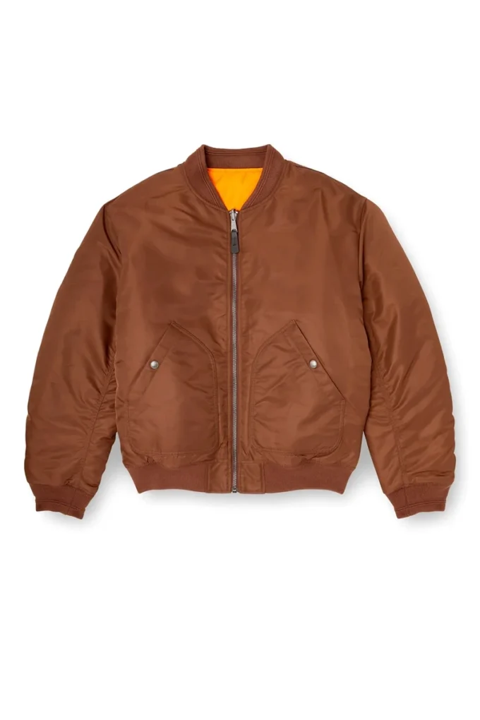 j-held Blouson aviateur en nylon rembourré avec Oval D
