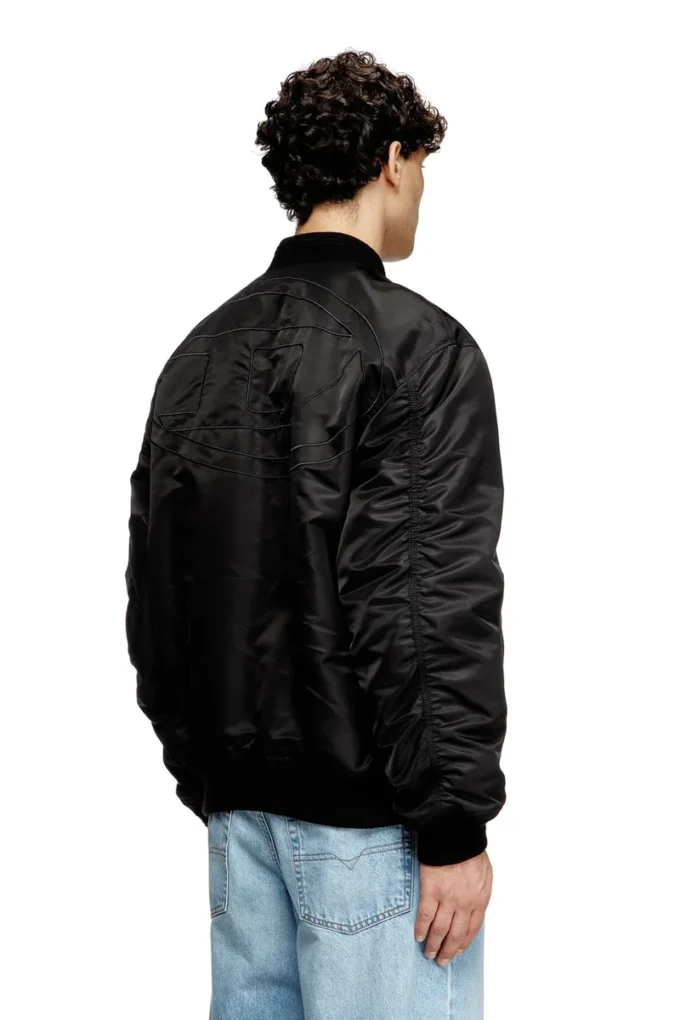 j-held Blouson aviateur en nylon rembourré avec Oval D