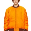 j-held Blouson aviateur en nylon rembourré avec Oval D