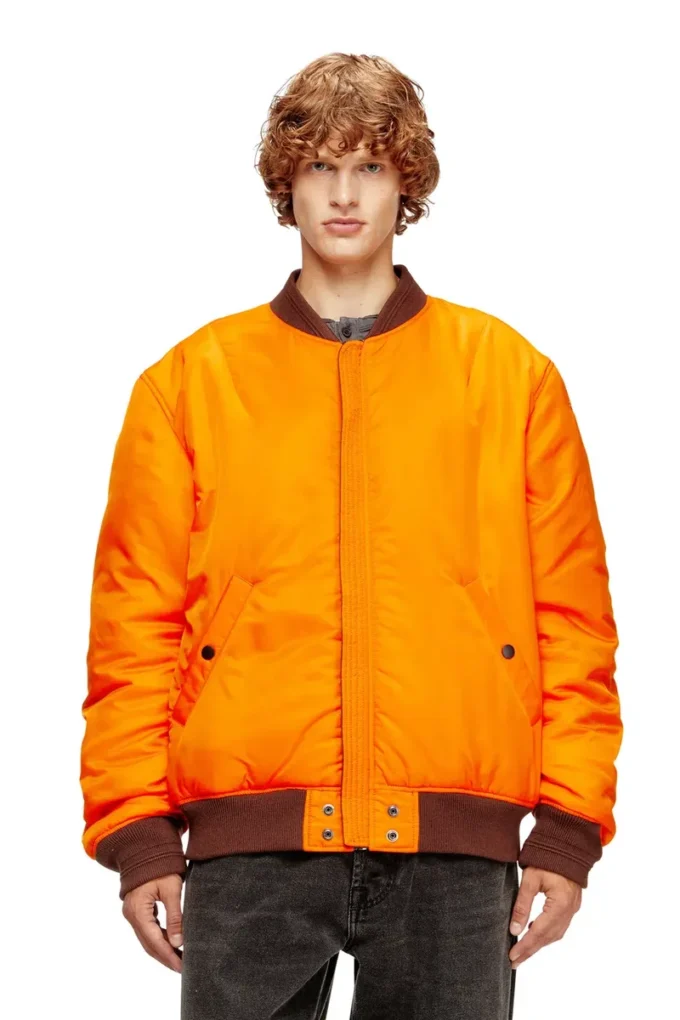 j-held Blouson aviateur en nylon rembourré avec Oval D