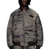 j-kepes-dlbz Blouson bomber rembourré en satin imprimé