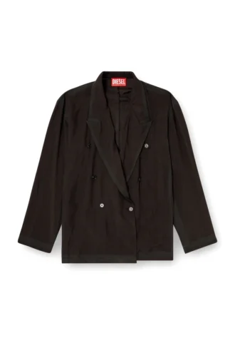 j-keysery Blazer croisé en shell froissé