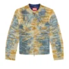 j-met-dev Blouson motard amovible en gabardine camouflage