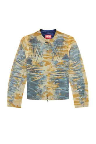j-met-dev Blouson motard amovible en gabardine camouflage