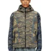 j-ostend-sl-camu Gilet à capuche avec imprimés camouflage mixtes
