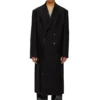 j-ritz Manteau long en laine cool avec détails en denim