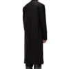 j-ritz Manteau long en laine cool avec détails en denim