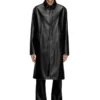 j-rivers Manteau de voiture vieilli avec doublure en flanelle