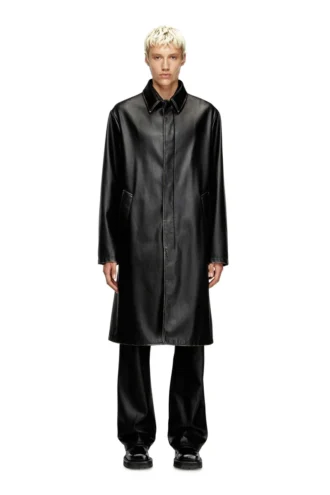 j-rivers Manteau de voiture vieilli avec doublure en flanelle