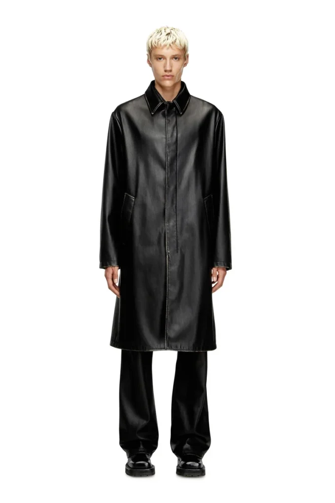 j-rivers Manteau de voiture vieilli avec doublure en flanelle