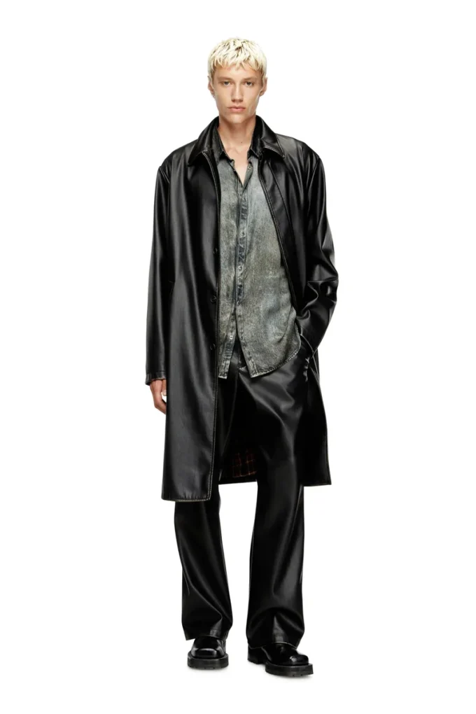 j-rivers Manteau de voiture vieilli avec doublure en flanelle