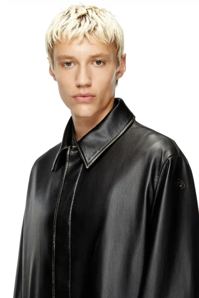 j-rivers Manteau de voiture vieilli avec doublure en flanelle