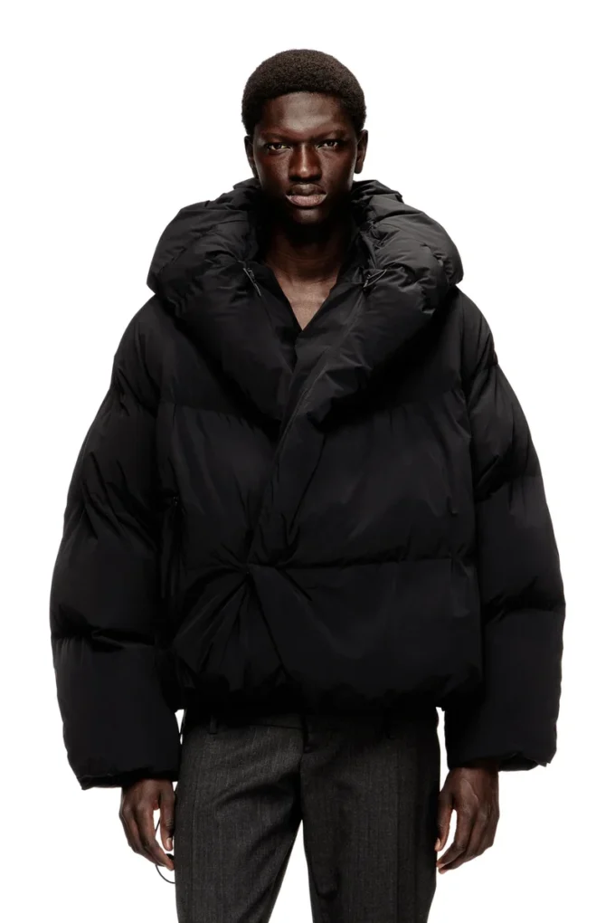 j-scotts-padded-a Doudoune enveloppante en nylon stretch