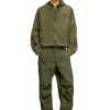 j-stitch Veste zippée à capuche en popeline de coton