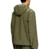 j-stitch Veste zippée à capuche en popeline de coton