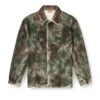 j-thug-jkt Veste trucker en toile camouflage froissée