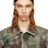 j-thug-jkt Veste trucker en toile camouflage froissée