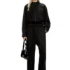 j-ting-fem-r2 Veste courte en tissu tailleur et nylon