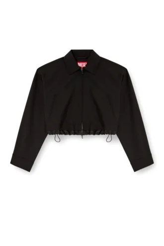 j-ting-fem-r2 Veste courte en tissu tailleur et nylon