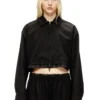 j-ting-fem-r2 Veste courte en tissu tailleur et nylon
