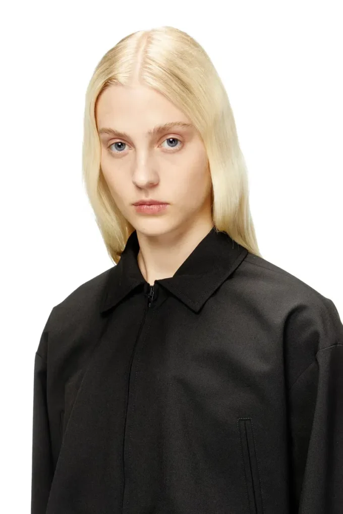 j-ting-fem-r2 Veste courte en tissu tailleur et nylon