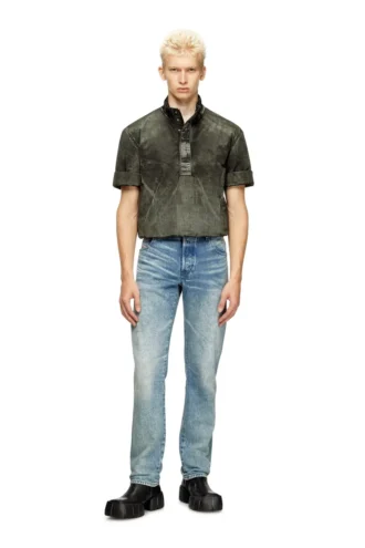 j-valois Veste à manches courtes en nylon effet denim
