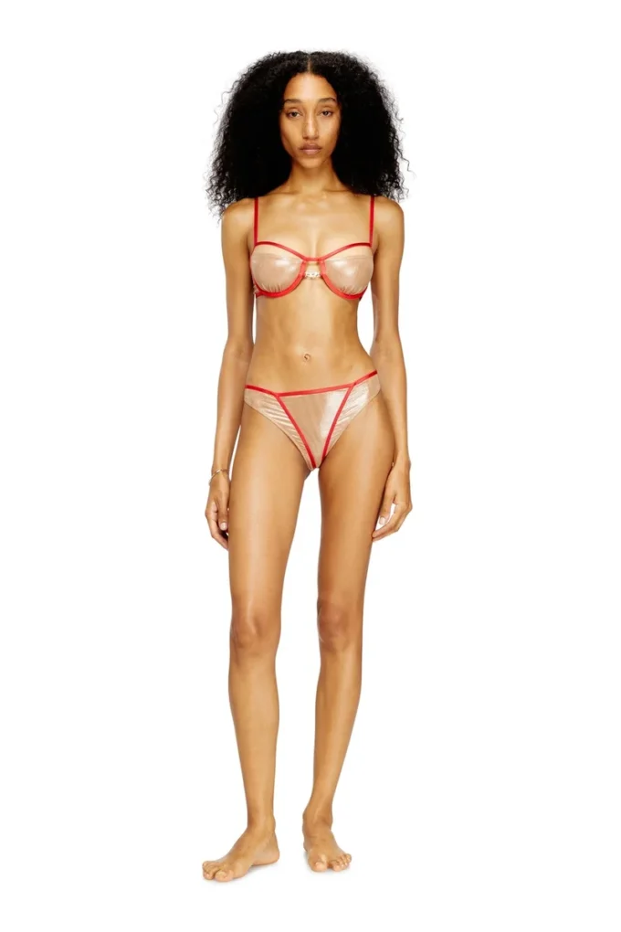 janie-gft Culotte brésilienne avec bordures contrastées
