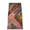 Jupe midi en viscose o-rchid avec imprimé héraldique