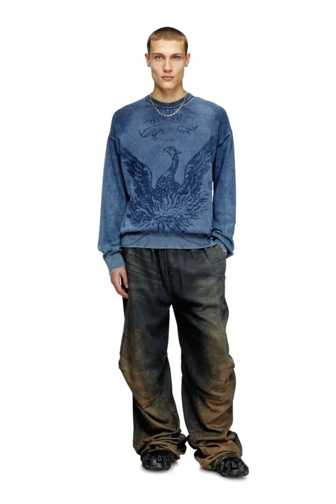 k-fenicol Pull indigo avec logo Phoenix