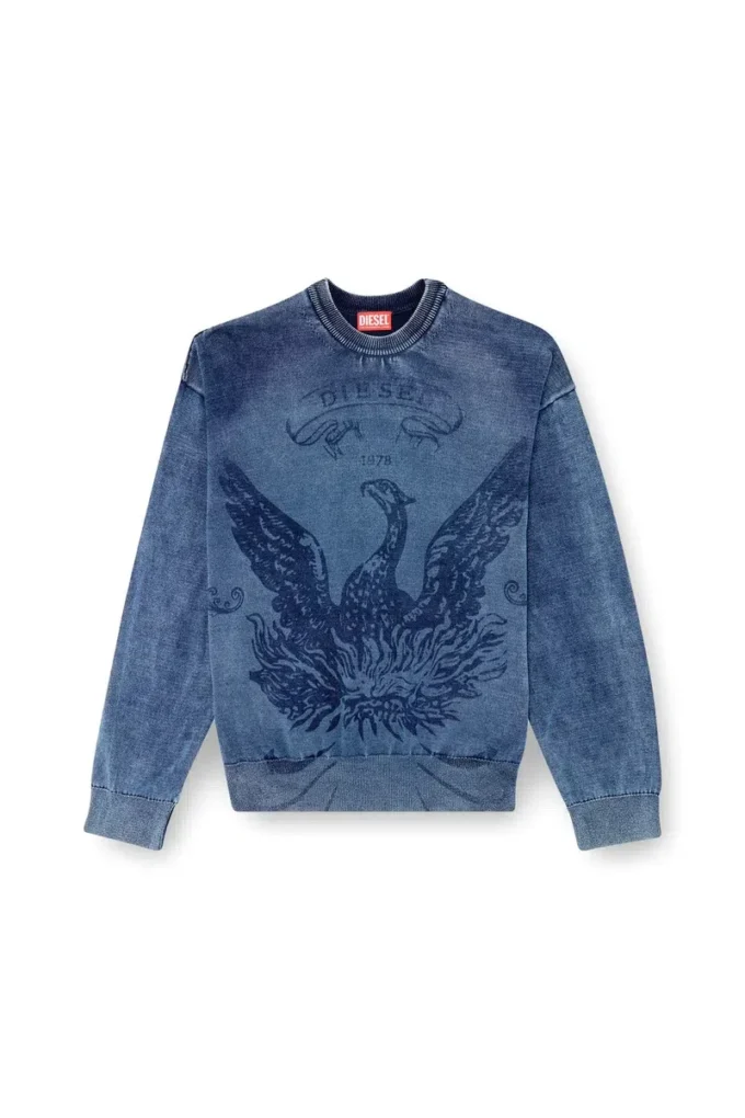 k-fenicol Pull indigo avec logo Phoenix