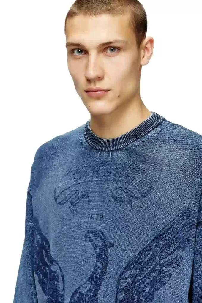 k-fenicol Pull indigo avec logo Phoenix