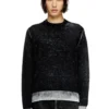k-larence-b Pull en coton imprimé inversé