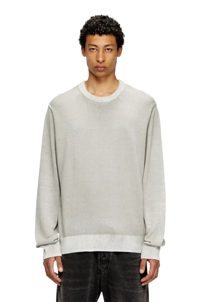 k-larence-b Pull en coton imprimé inversé