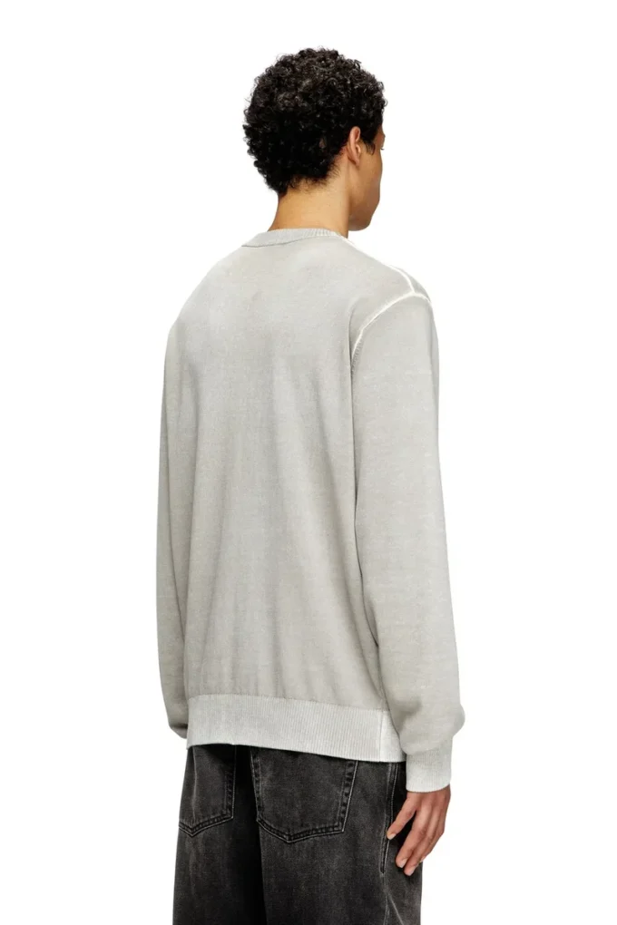 k-larence-b Pull en coton imprimé inversé