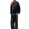 k-larence-cardigan-b Cardigan en coton imprimé inversé