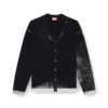 k-larence-cardigan-b Cardigan en coton imprimé inversé