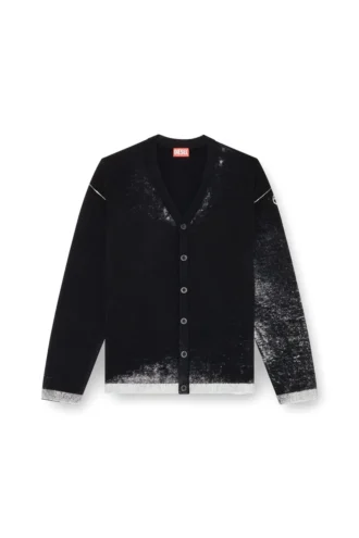 k-larence-cardigan-b Cardigan en coton imprimé inversé
