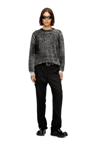 k-laurent Pull avec imprimé inversé délavé